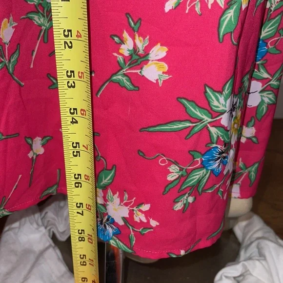 NWT New York & Company Women’s Sleeveless Maxi Wrap Around Floral Dress Size S - Picture 8 of 9